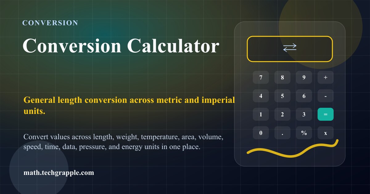 Unit Conversion Calculator - Convert Length, Weight, & Temp