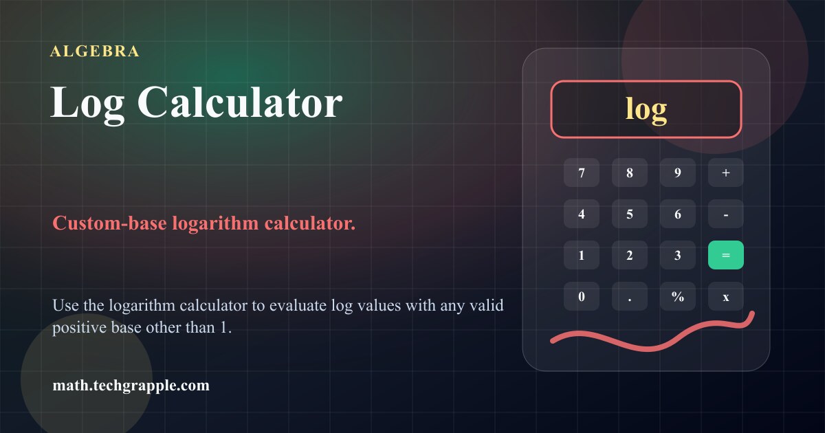 Log Math On Calc Logarithm Calculator - Solve Log & Natural Log (ln) Online